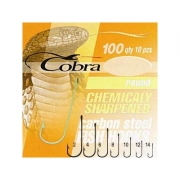 Крючки Cobra ROUND сер.100N разм 002
